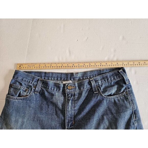 Carhartt Men 40X30 Blue Traditional Fit Work Denim Jeans Pants Medium Wash Chore - Picture 7 of 12